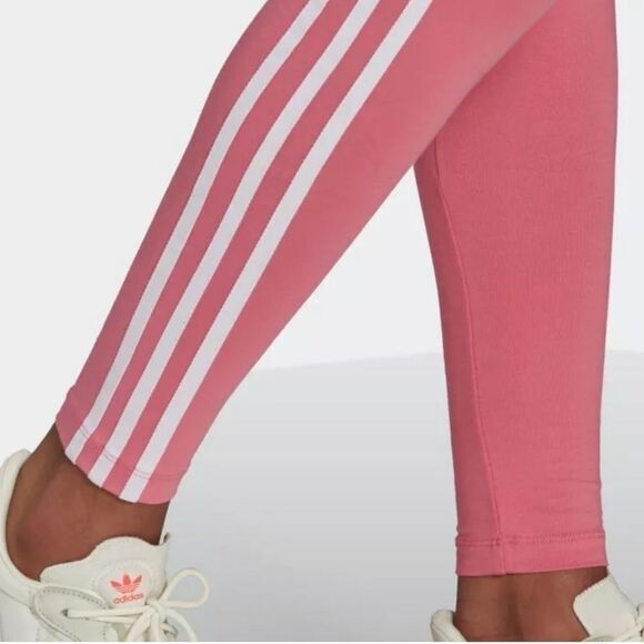 Adidas 3 Stripes Tights in Pink Size Small | Cotton |Jimmy Jazz rose tone S - Picture 8 of 15